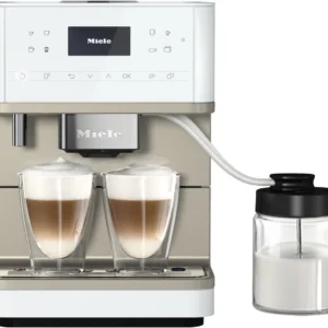 Miele Kaffeevollautomat CM 6360 (Lotosweiß-Cleansteel Meta)