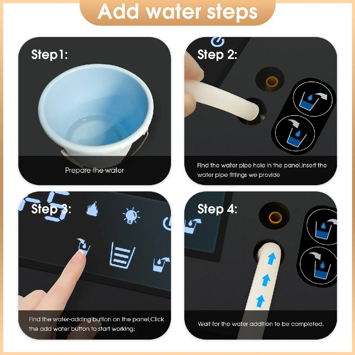 Mexhom Dampfkamin, APP-mehrfarbig, 120 cm – Bild 3