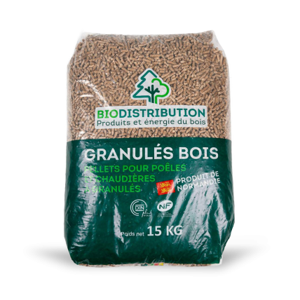 Holzpellets – Biodivision – 15-kg-Sack – Bild 3